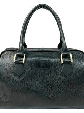 Burberry's Black Leather Handbag